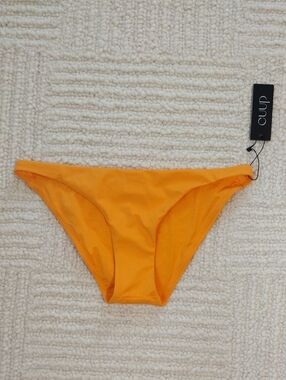 CUUP Orange Bikini Bottom Size Small Size 2 Summer Resort Beach Vacation